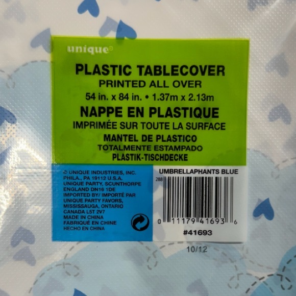 Table cover / tablecloth baby shower themed 54x84 in. New in packaging! - Picture 2 of 4